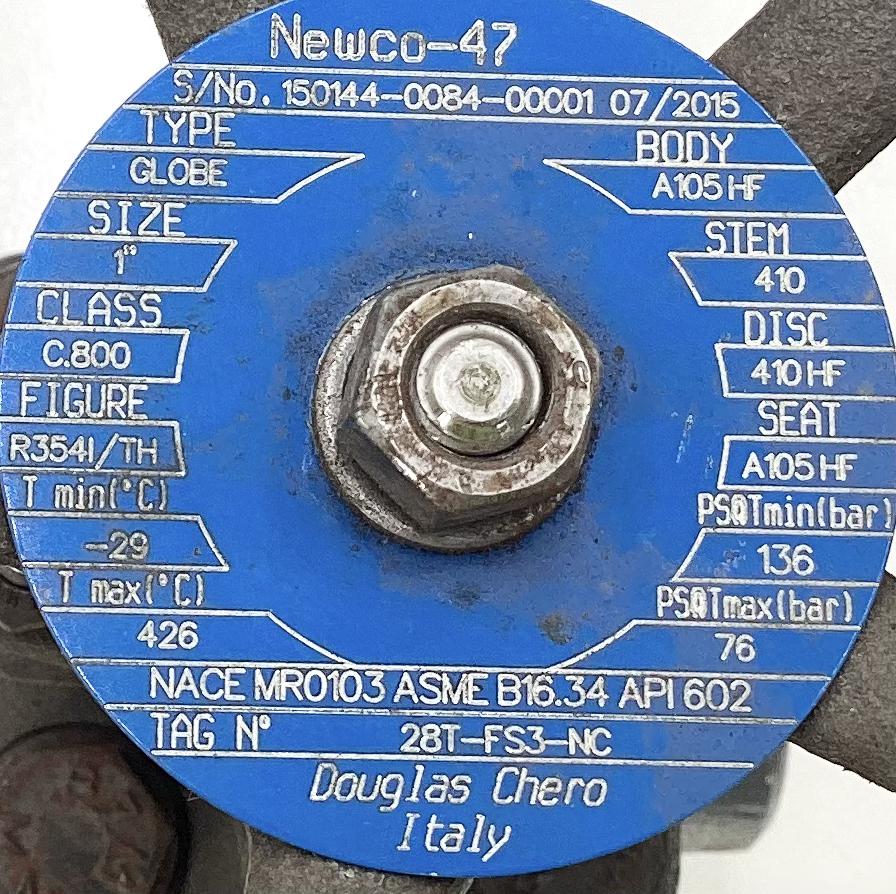 Valve, Gate, 1", 800#