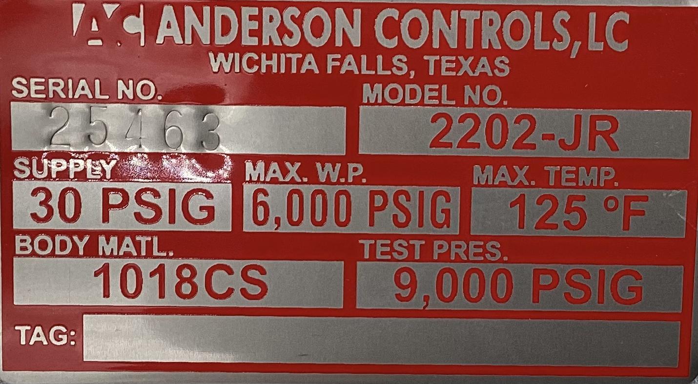 LLC, Anderson, 2202-JR, 2", 6000#