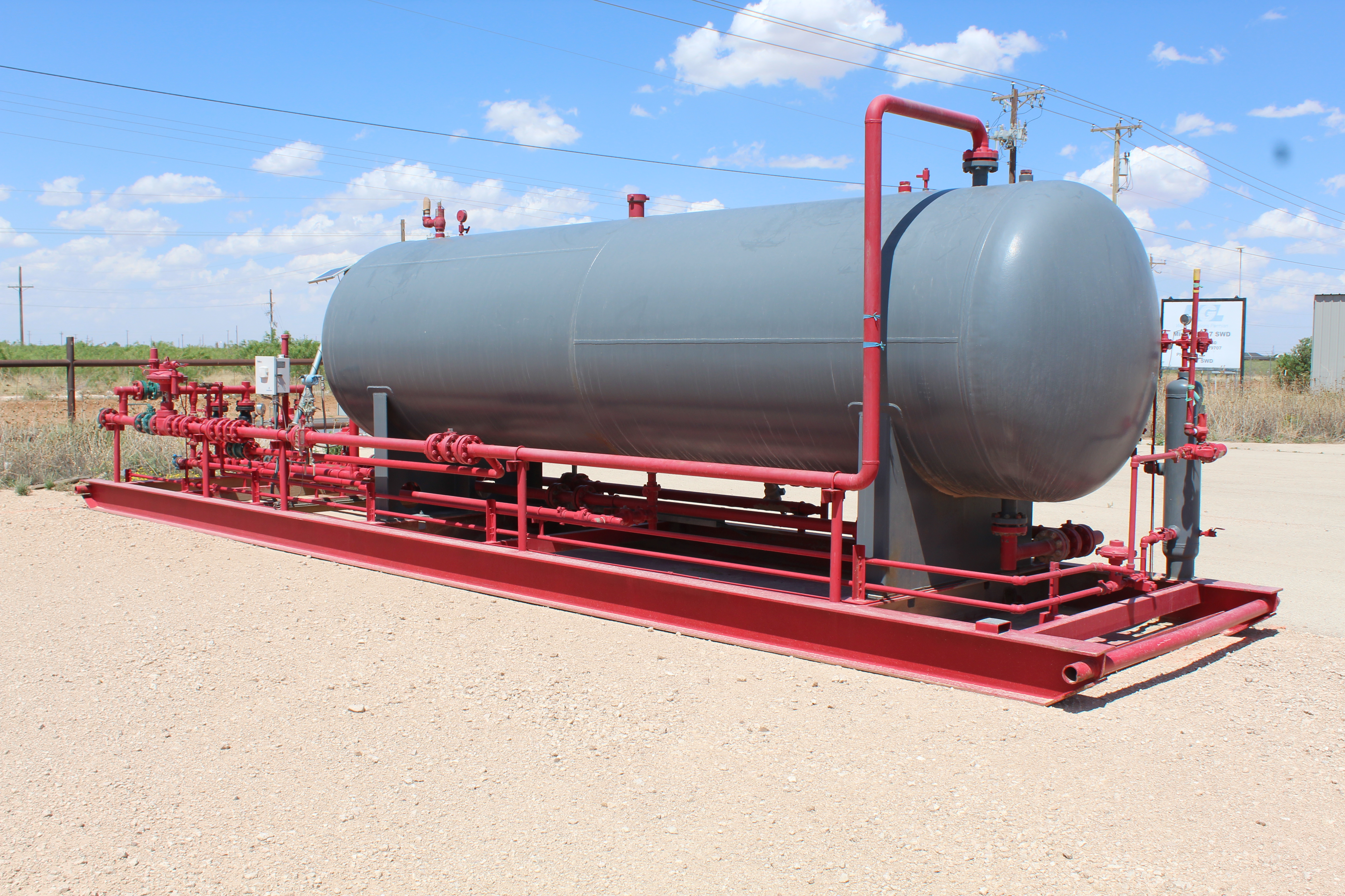 Used Separator, Horizontal, 4P, 72"x20', 500#