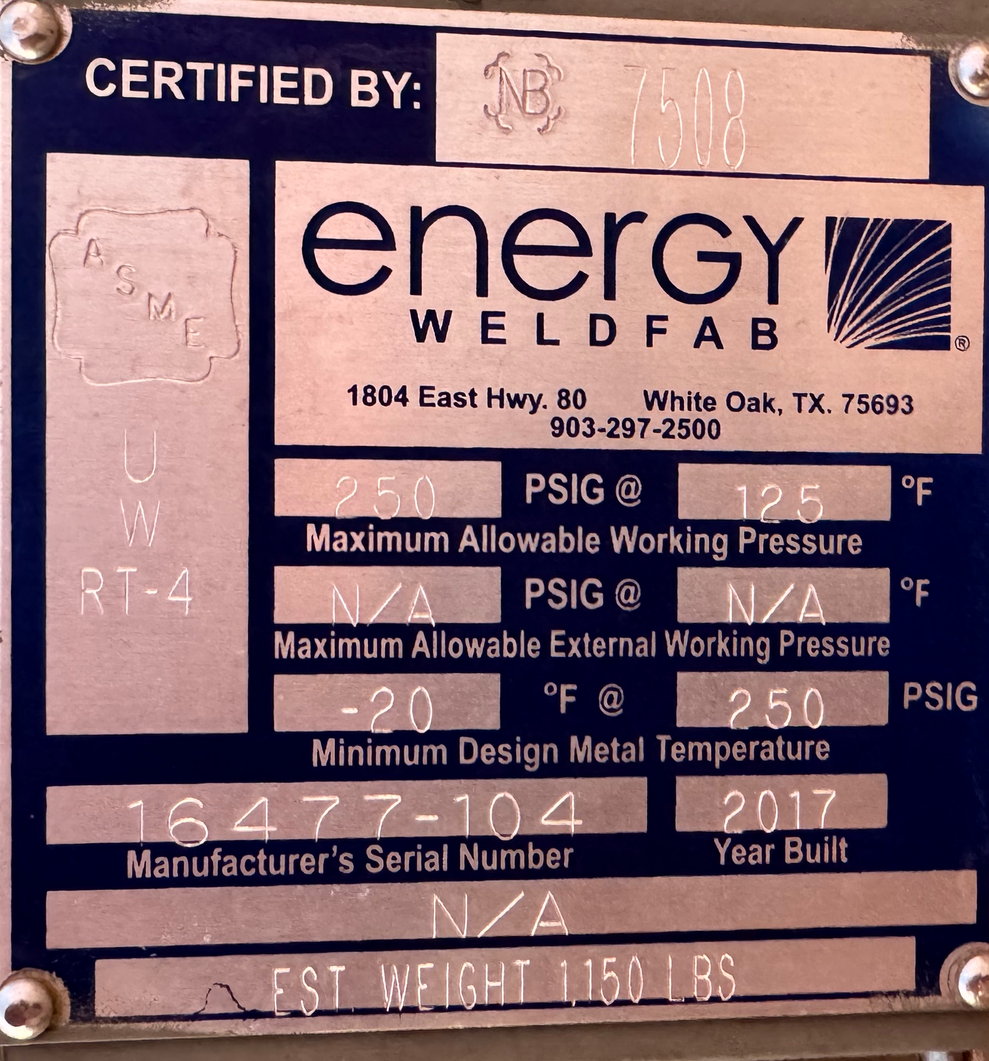 Separator, Vertical, 30"x10', 250#