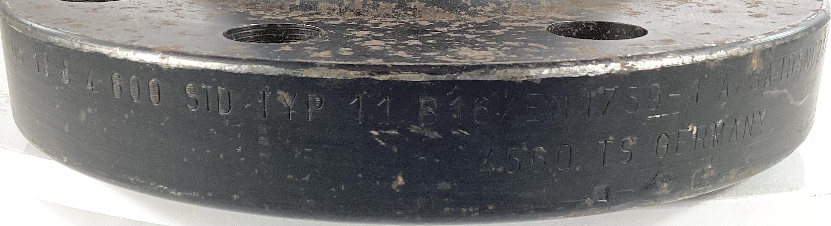 Flange, Pipe, 4", RFWN, 600, STD