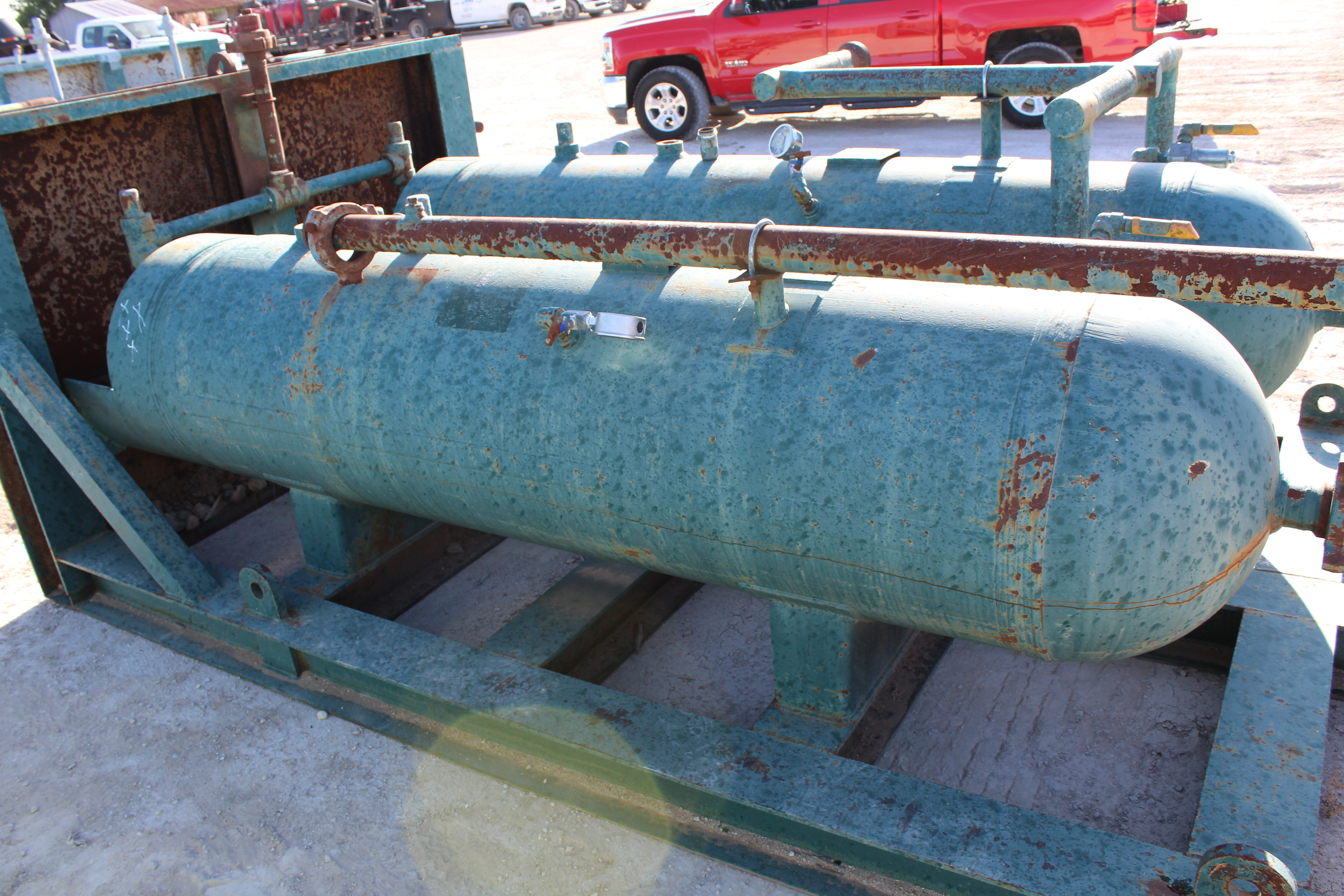 Used Sand Trap, Double, Gravity, 30"x8', 3000#