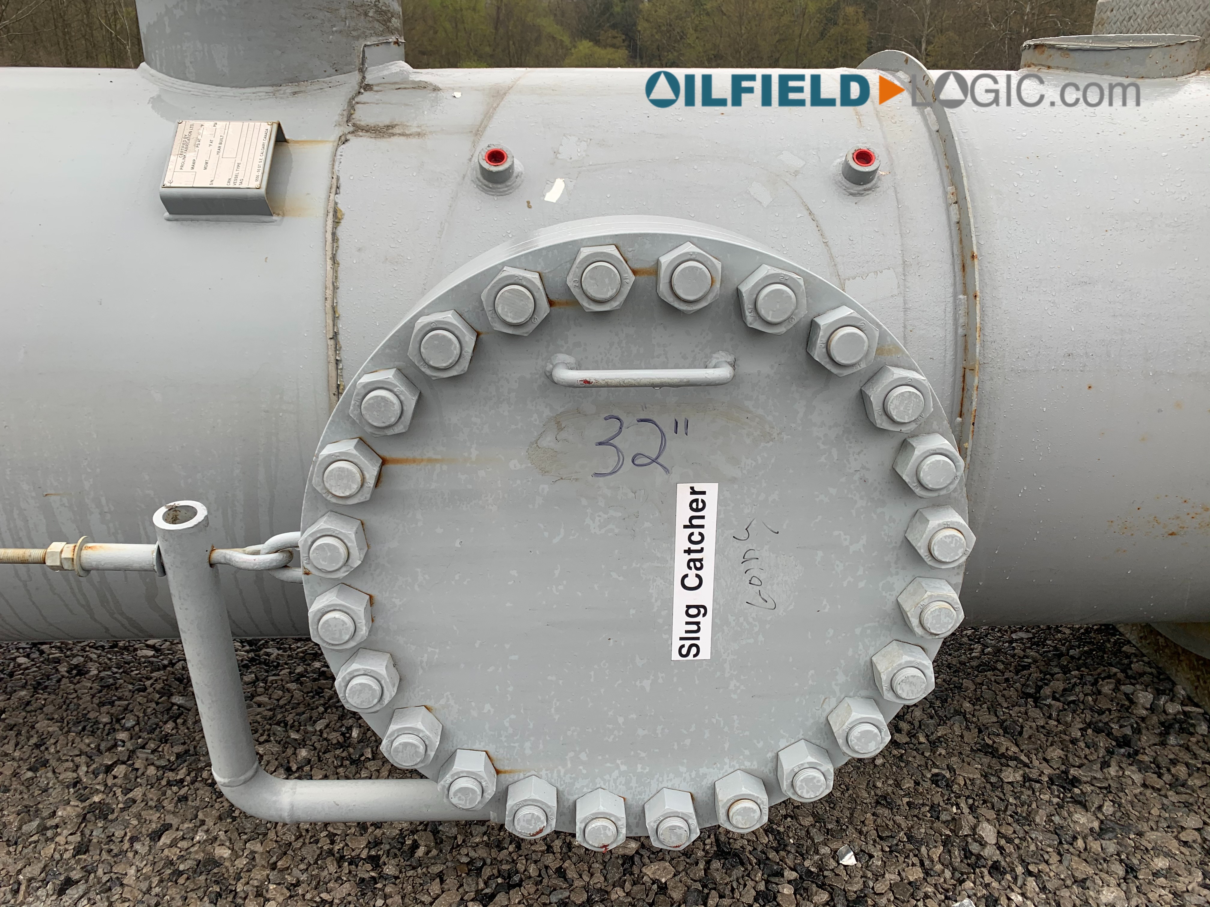 Used Slug Catcher, Vertical, 2P, 48"x10',1440#