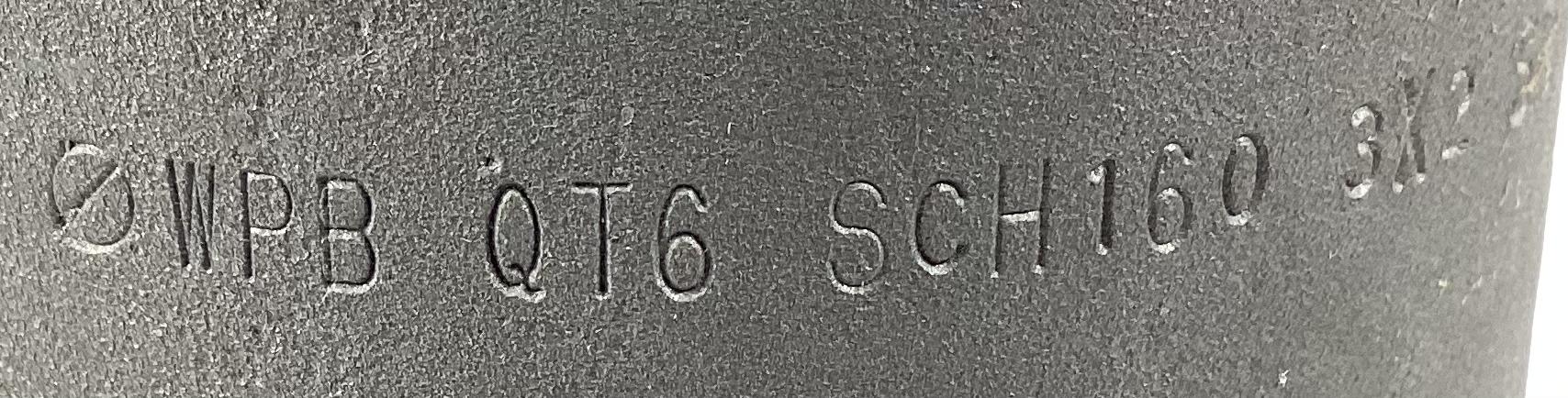 Nipple, Swage, THDxWeld, 2"x3", XXH