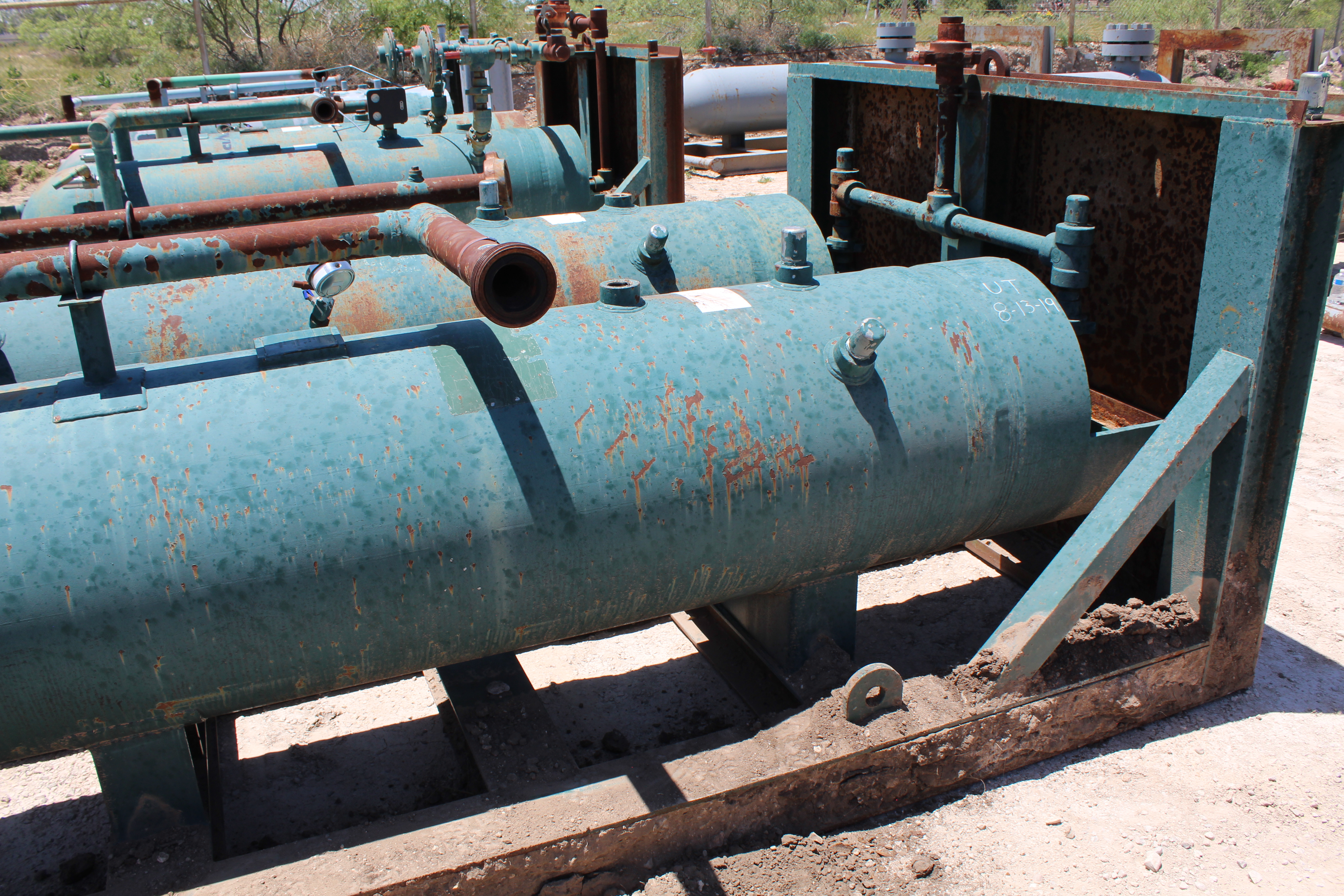 Used Sand Trap, Dual, Gravity, 30"x8', 3000#