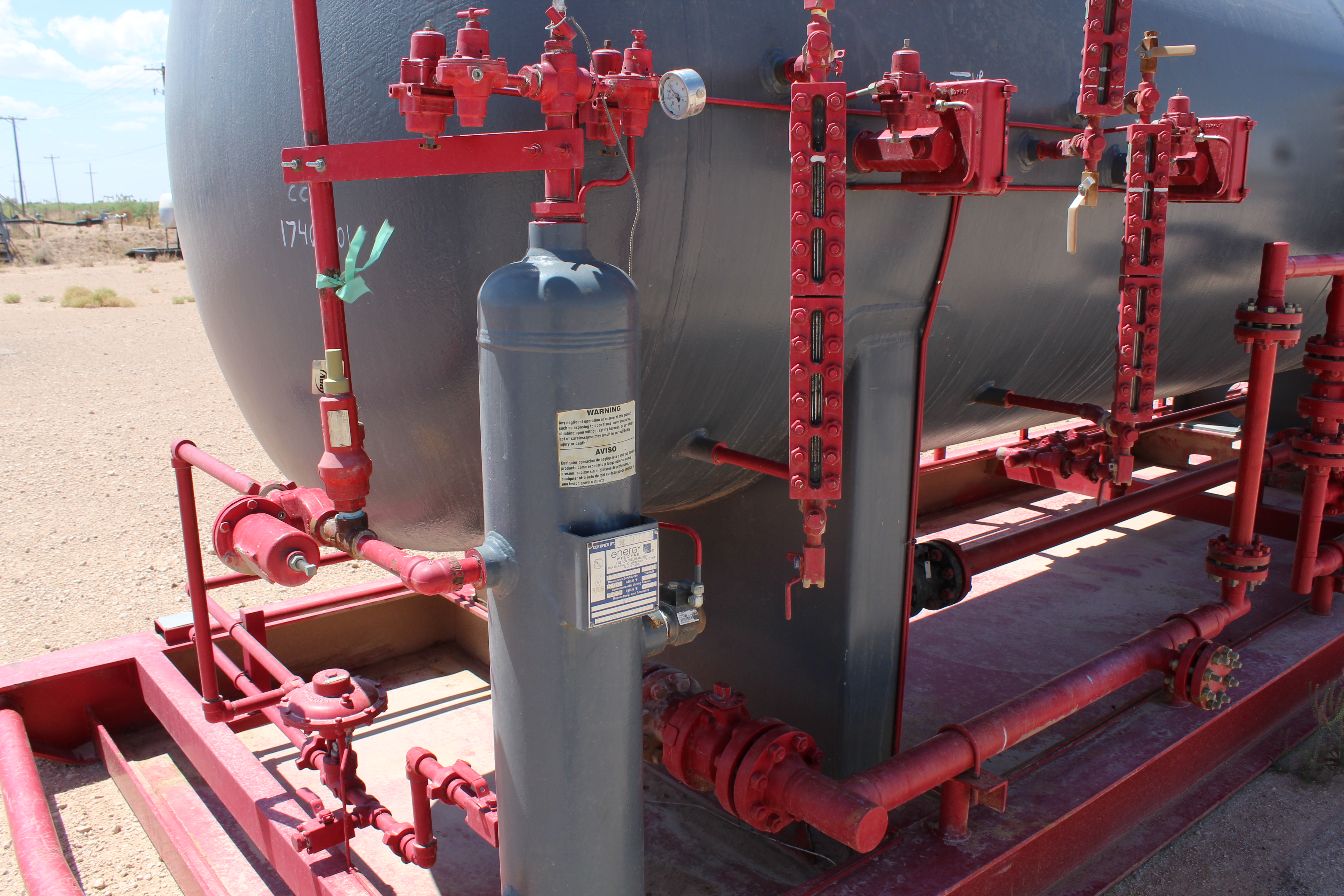 Used Separator, Horizontal, 4P, 72"x20', 500#