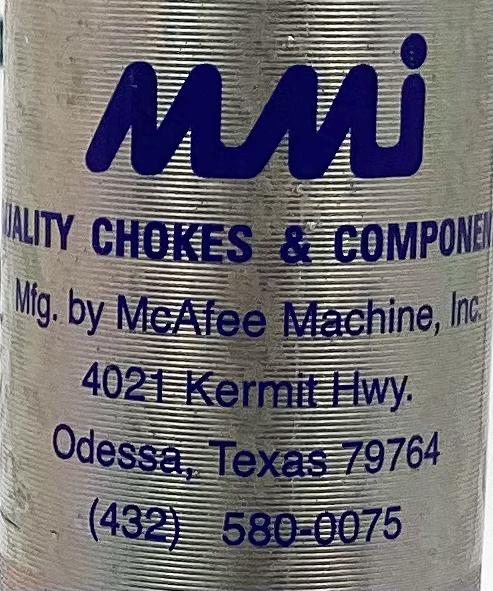 Bean, Choke, 16/64", 5000#