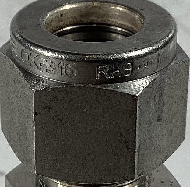 Fitting, Tube, Stainless Steel, 3/8"x1/2", Tubing x MNPT