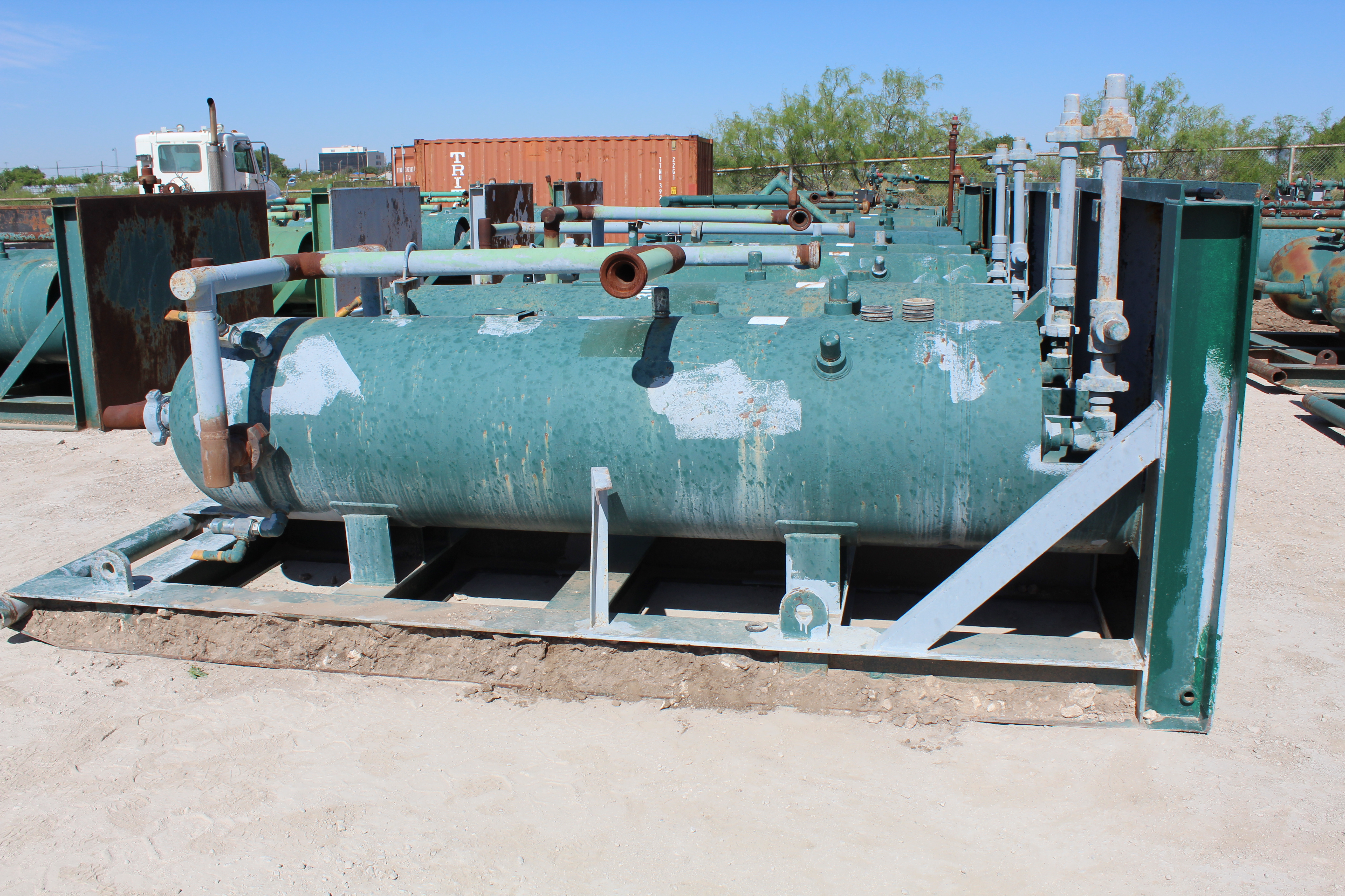 Used Sand Trap, Dual, Gravity, 30"x8', 3000#