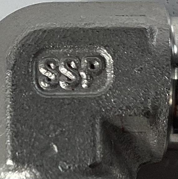 Fitting, Tube, Elbow, Stainless Steel, 1/2"x1/2", Tubing x MNPT