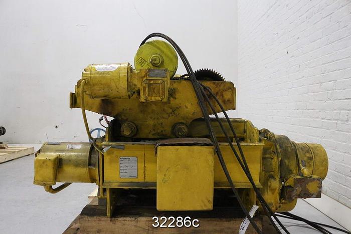 Used Yale 648638403 7.5 Ton Hoist With 7.5 Hp Wind-up Motor #32286