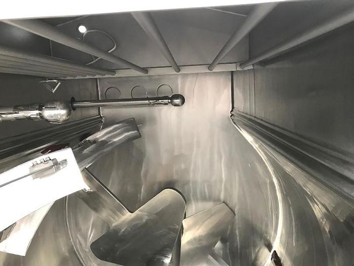 Used 160 CU. FT. BLENTECH RIBBON/PADDLE MIXER - 316 S/S - JACKETED