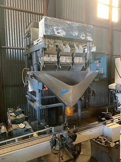 Used Triangle 3- Bucket Flexitron 1600 Linear Scale Filler