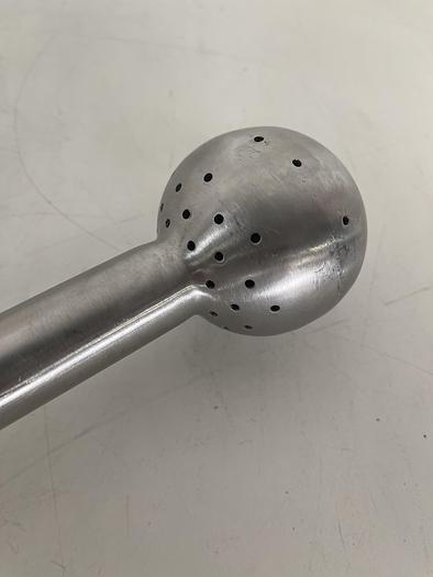 Used Stainless Steel 17" Spray Ball w/ 1 1/2" Sanitary Fitting