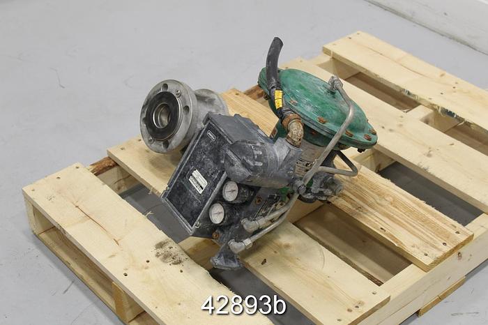 Used Fisher V150 2" Vee-Ball Valve, Stainless #42893