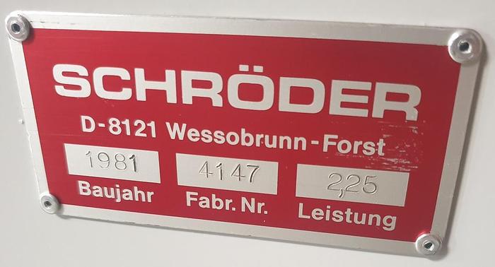 Gebraucht Schwenkbiegemaschine Schröder MAK II