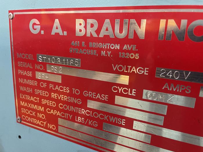 Used 2005 Braun sheet folder