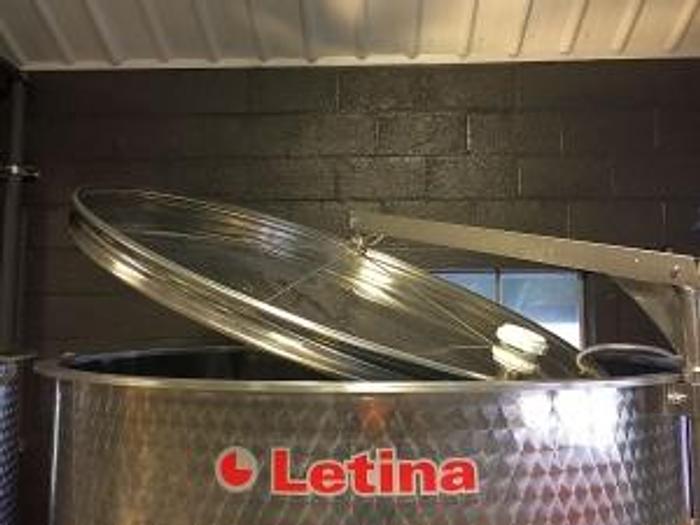 Used Letina forkliftable VC 2350L tank