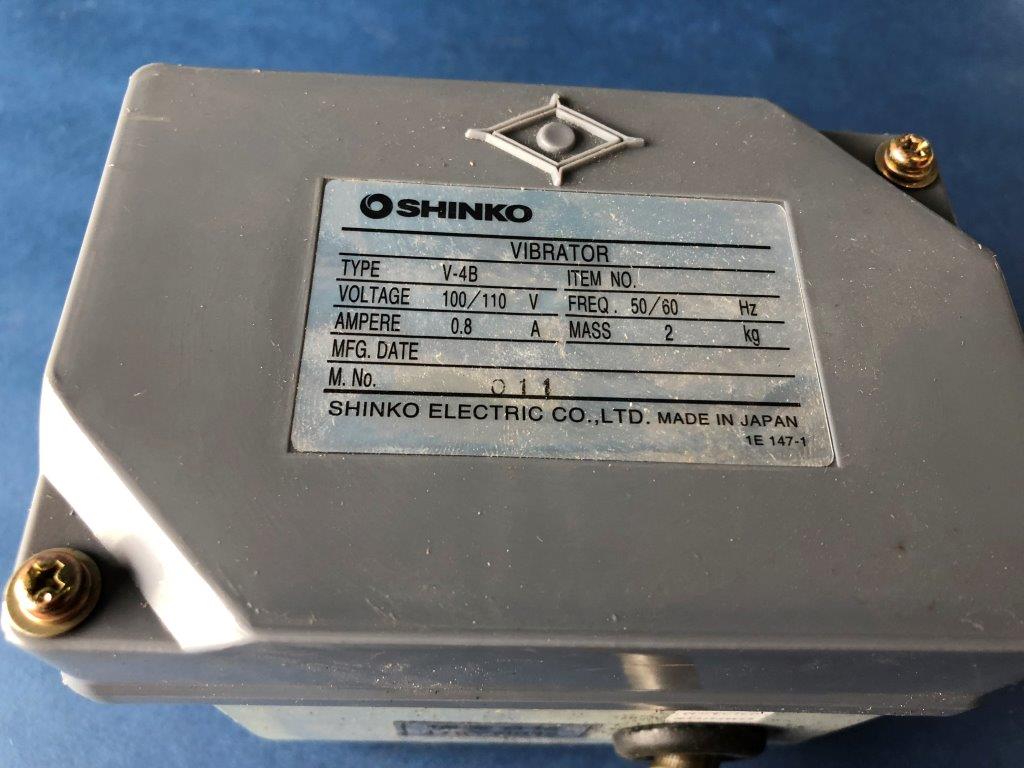 Used shinko vibrator v-4B