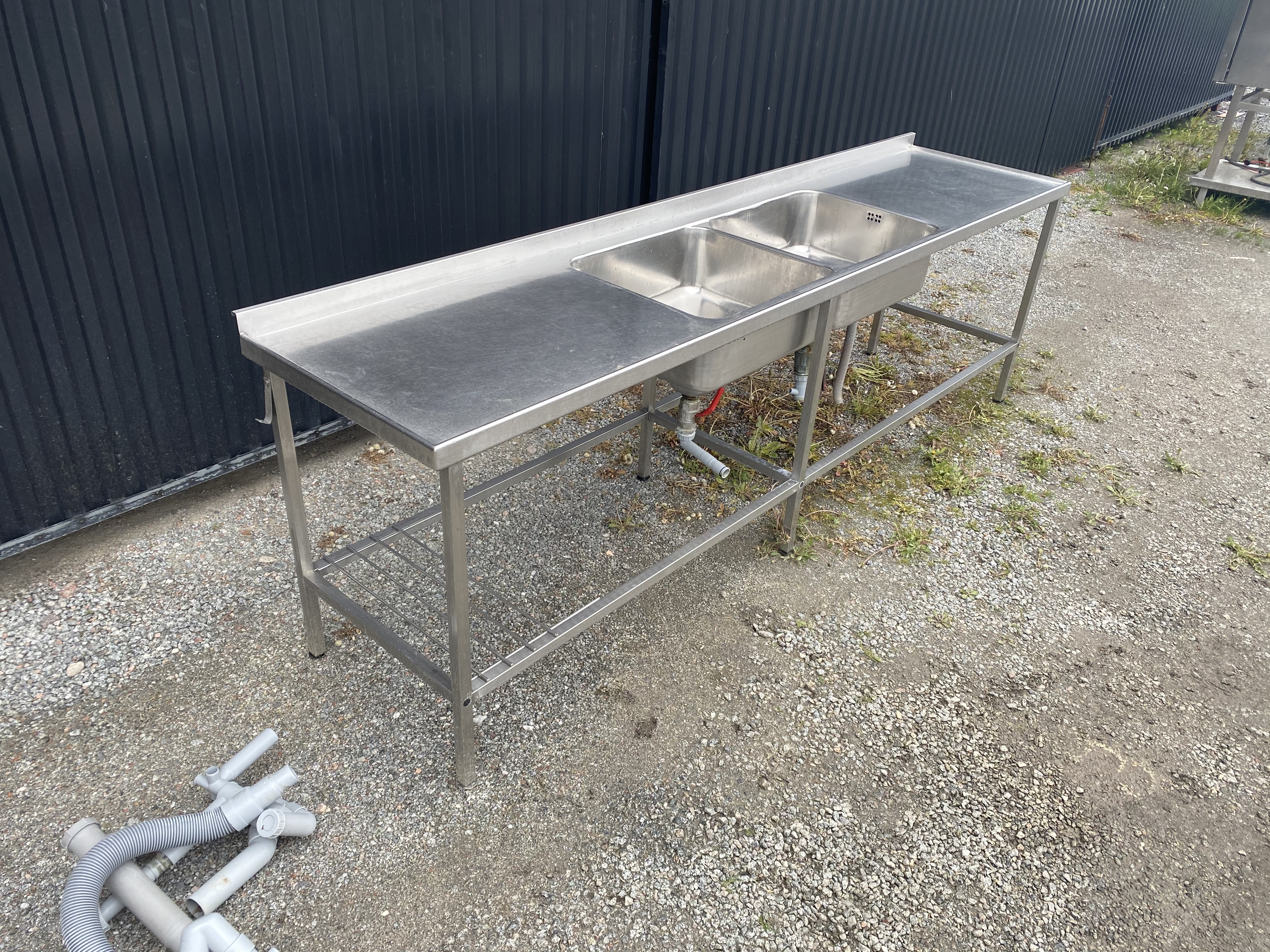 Begagnad Diskbänk 280x65cm