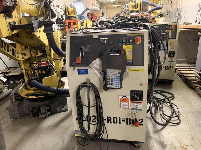 Used FANUC M900iA/350 6 AXIS CNC ROBOT WITH R30iA CONTROLLER 350KG X 2650mm REACH
