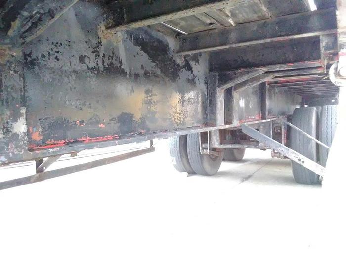 Used 1990 Listrailer two axle trailer with twist locks