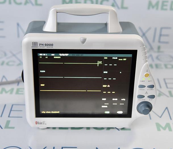 Mindray PM8000 Patient Monitor EKG NIBP Color Screen