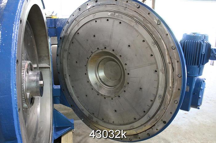 Refurbished Beloit DD4600 Disc Refiner, 42/46", With Splined Rotor #43032