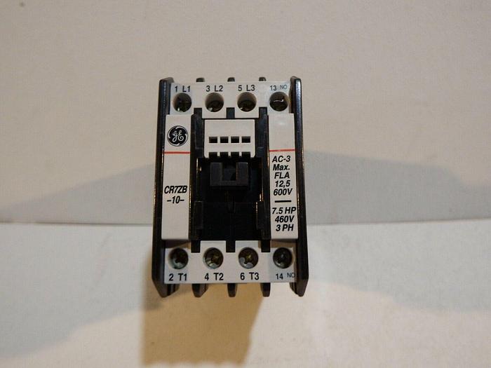 GE CR7ZBL 600 3 PH VAC Coil Contactor Starter 7.5 HP 24 VOLT DC (H3)
