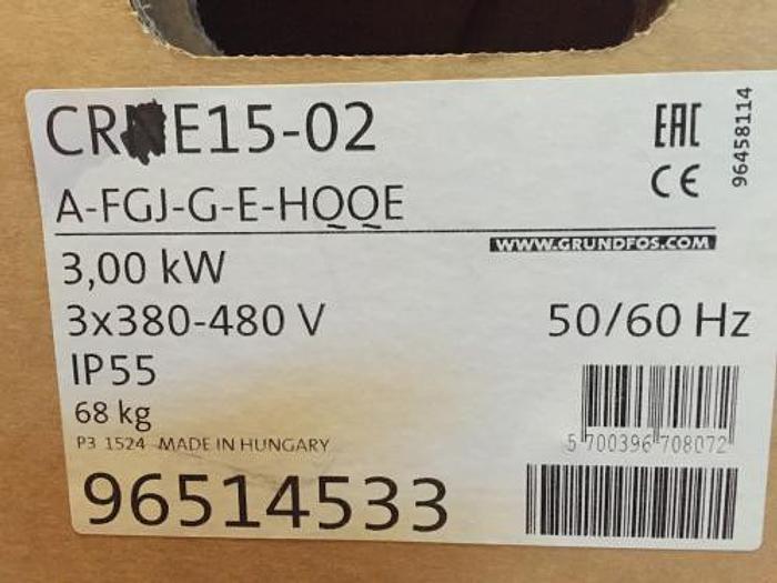 Brugt Grundfos pumpe CRE15-02