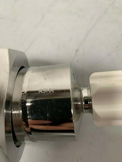 Used Stainless Steel Sample Valve w/ 1/2" to 3" Threaded Fitting