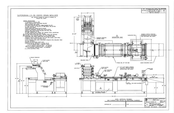 Used USED SUPERGRAIN L3-3D CROSS GRAIN MOULDER