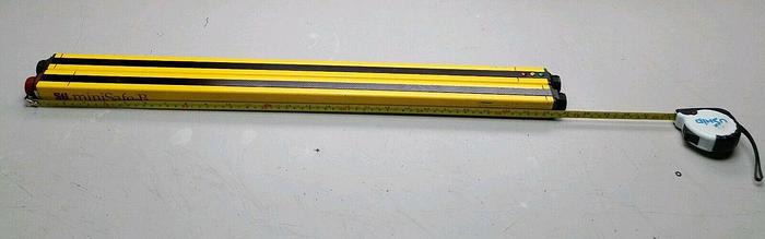 Used STI MiniSafe B Series Light Curtain Transmitter MS4324B, MS4324B Receiver