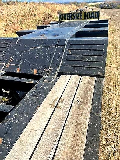 Used 2016 Witzco Challenger RG50 Lowboy / RGN Trailer