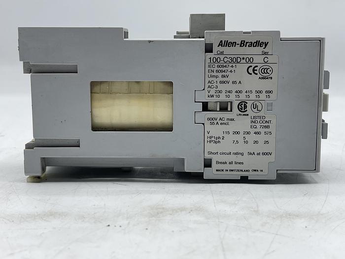Used AB ALLEN BRADLEY 100-C30D*00 Ser C