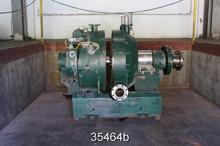 Used Sprout Bauer R34EM Double Disc Refiner, 34" Rotor #35464