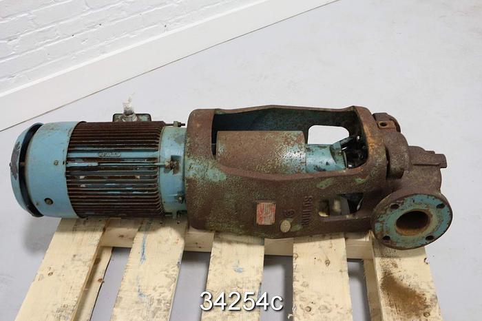 Used Goulds 3996 In-line Process Pump, 1.5x3x6 #34254