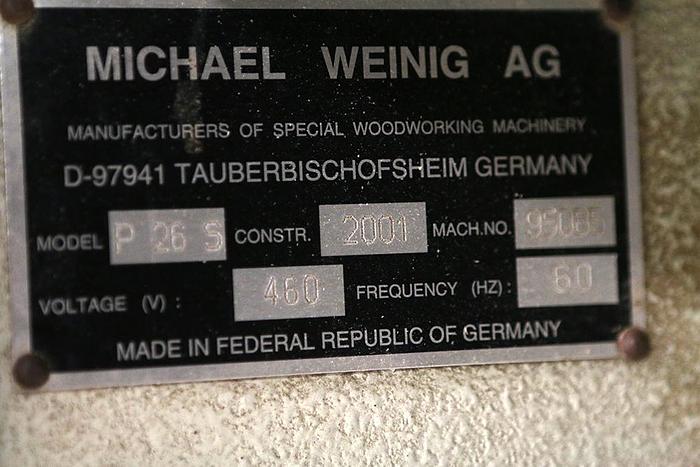 Used 2001 Weinig Profimat 26 Super