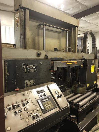 Used 1997 Hem 20" x 27" Automatic Horizontal Bandaw F130HA-DC