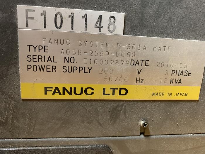 Used FANUC M3iA/6S HIGH SPEED PICKING & ASSEMBLY ROBOT