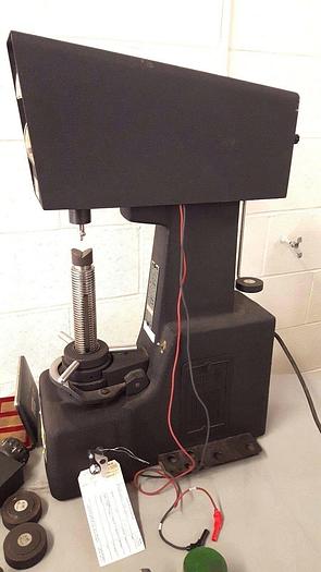 Used Rockwell Hardness Tester Wilson Digital Steel Brass Metal Testing with Tooling