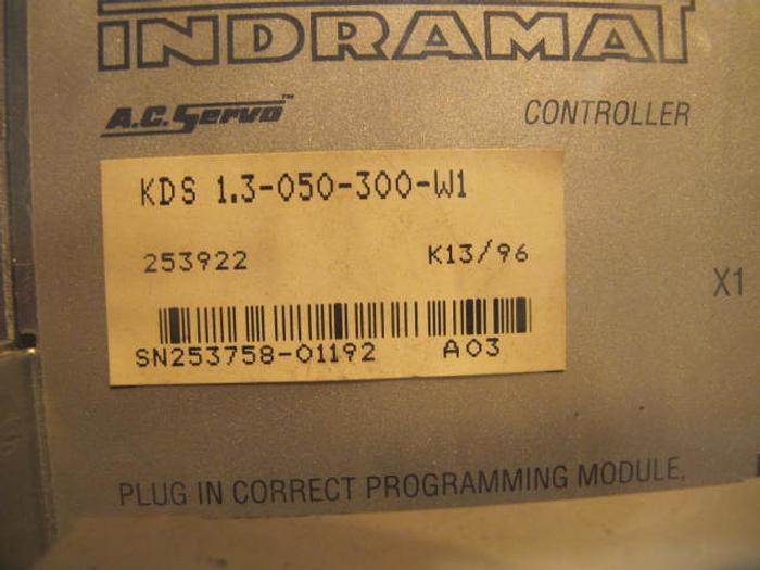 Gebraucht Servoregler Antriebsregler INDRAMAT KDS 1.3-050-300-W1