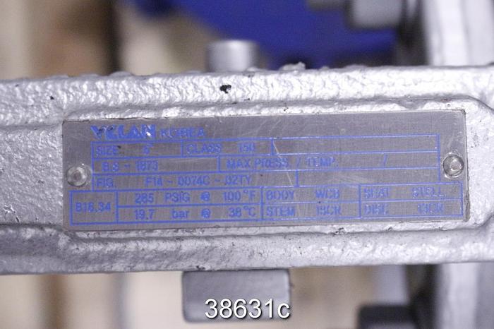 Used Velan F14-0074C-02TY 6" Hand Operated Globe Valve #38631