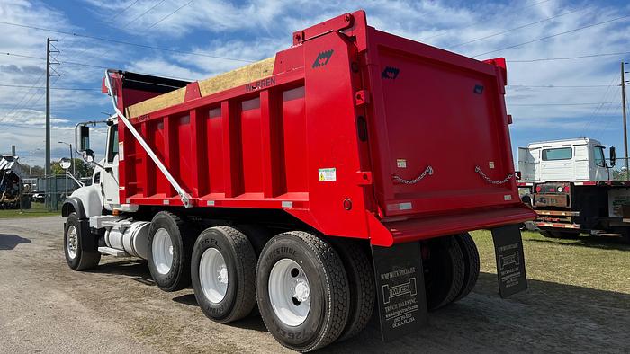 Used 2004 Mack Granite CV713 Tri-Axle Dump Truck