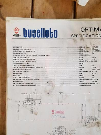 Used Busellato Optima