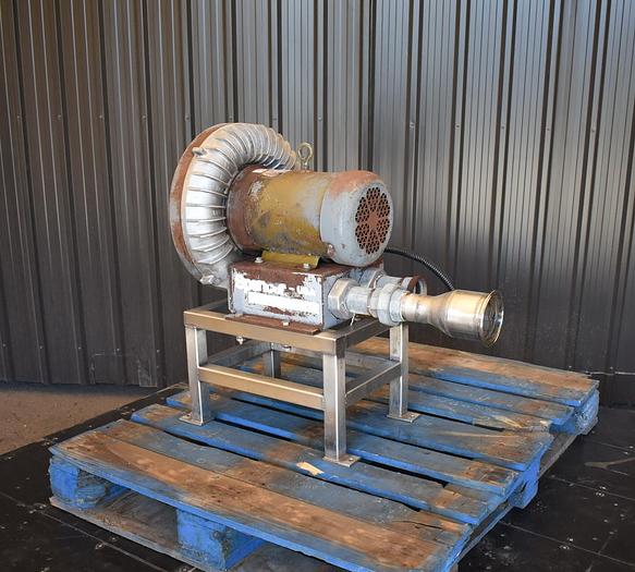 Used USED SPENCER VORTEX REGENERATIVE BLOWER, 262 CFM, 2" INLET & OUTLET