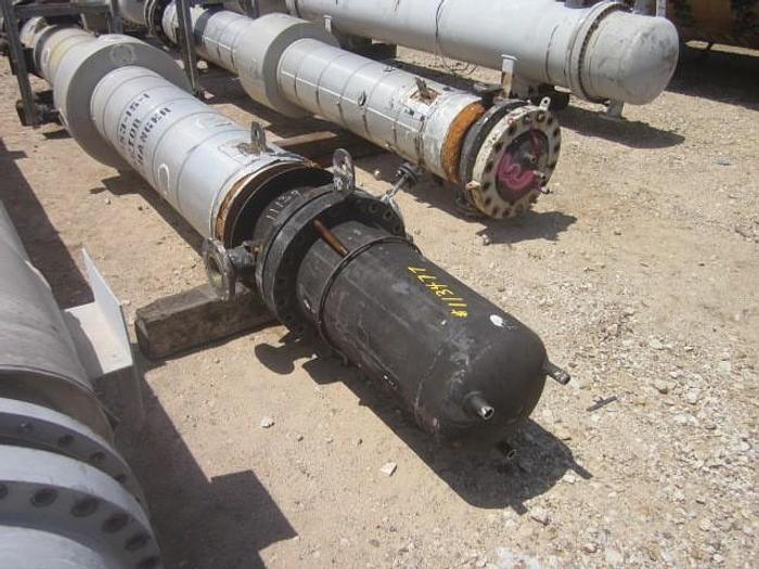Used Used  Southern Heat Exchanger Corp. approximately 368 sq ft. horizontal 304L stainless steel shell and tube heat exchanger