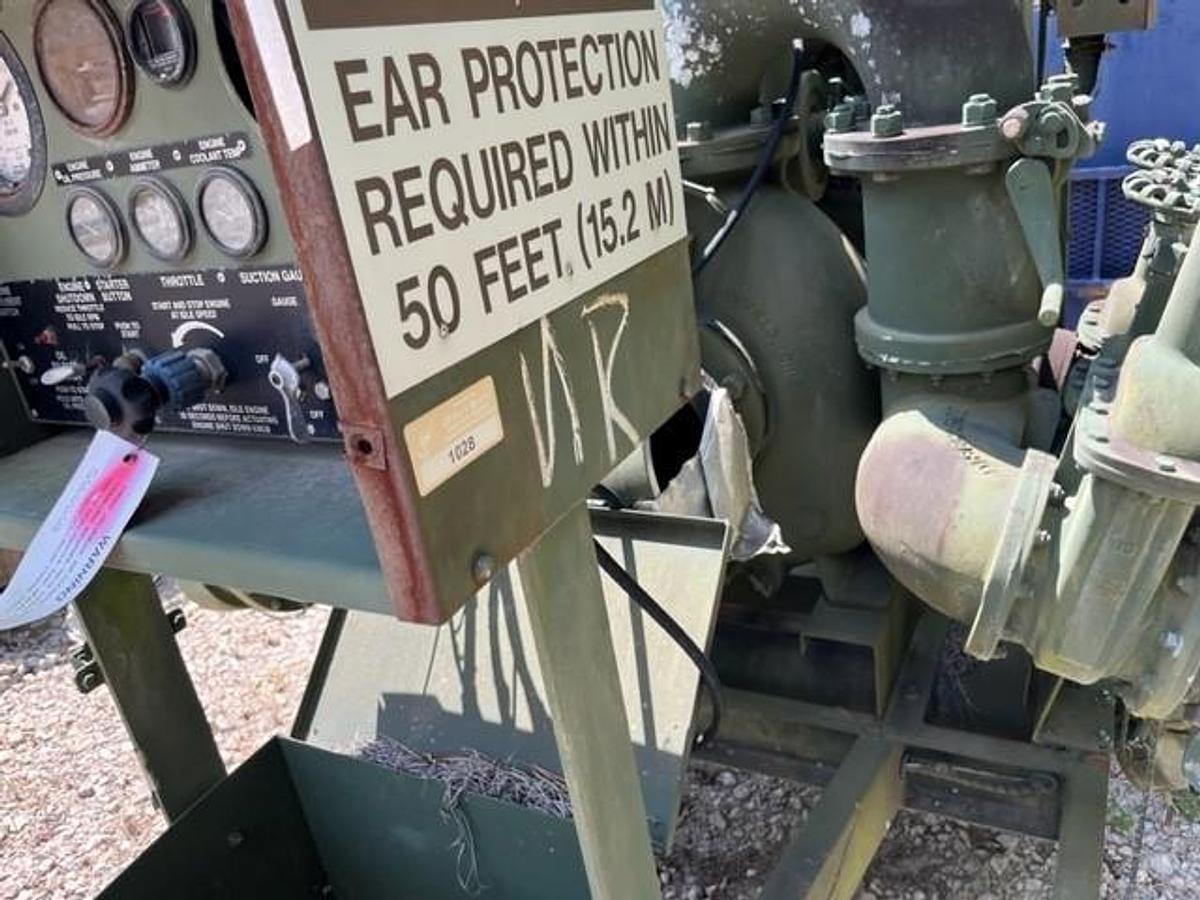 Used diesel driven pump