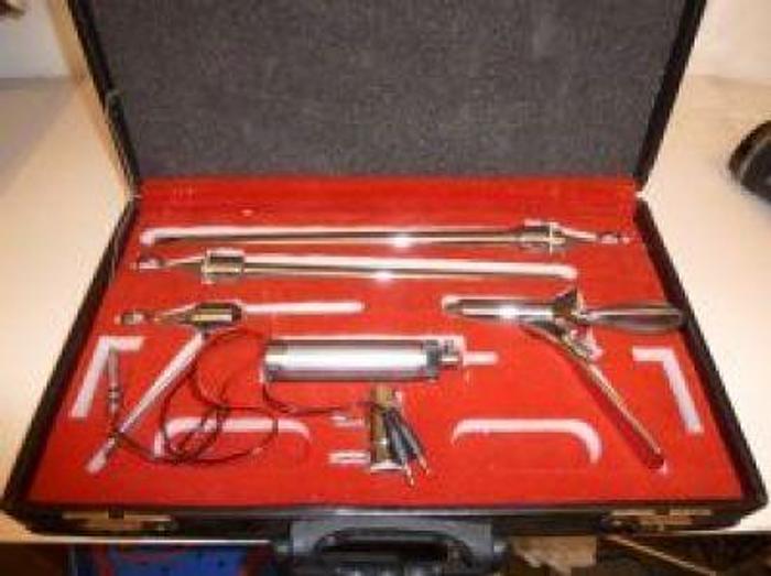 Used Surgical Instrument Set Sigmoidoscope, Rectal Speculum in Case