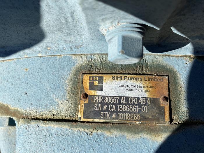 Used Used SIHI Pumps Limited Liquid Ring Vacuum Pump